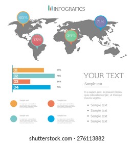 Infographics Elements. Vector Illustration