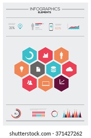 Infographics elements. Vector illustration