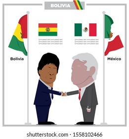 Infographics Of The Former President Of Bolivia Evo Morales. La Paz, Bolivia. November /12/2019