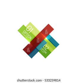 Plantilla de negocio geométrica de infografía, fondo abstracto vectorial para diseño de flujo de trabajo, diagrama, opciones de número o diseño web