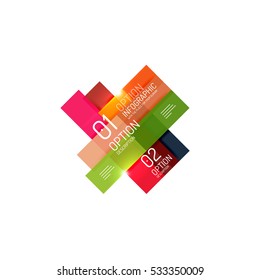 Infographics geometric business template, vector abstract background for workflow layout, diagram, number options or web design