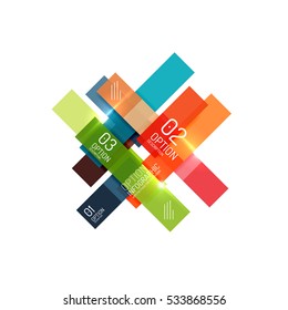 Infographics geometric business template, vector abstract background for workflow layout, diagram, number options or web design