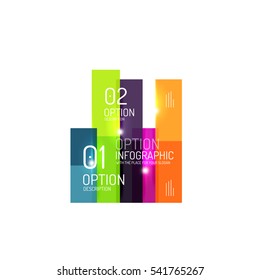 Modelo de negócios geométrico de infográficos, plano de fundo abstrato de vetor para layout de fluxo de trabalho, diagrama, opções de número ou design da Web