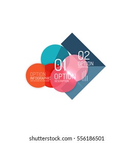 Infographics geometric business template, vector abstract background for workflow layout, diagram, number options or web design