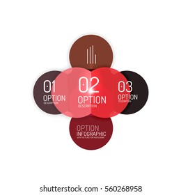 Infographics geometric business template, vector abstract background for workflow layout, diagram, number options or web design