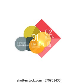 Infographics geometric business template, vector abstract background for workflow layout, diagram, number options or web design