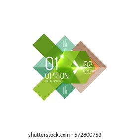 Infographics geometric business template, vector abstract background for workflow layout, diagram, number options or web design