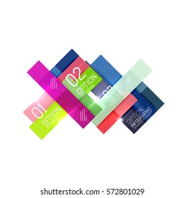 Infographics geometric business template, vector abstract background for workflow layout, diagram, number options or web design