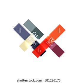 Infographics geometric business template, vector abstract background for workflow layout, diagram, number options or web design