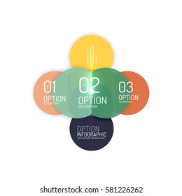 Plantilla de negocio geométrica de infografía, fondo abstracto vectorial para diseño de flujo de trabajo, diagrama, opciones de número o diseño web