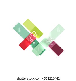 Infographics geometric business template, vector abstract background for workflow layout, diagram, number options or web design