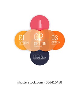 Infographics geometric business template, vector abstract background for workflow layout, diagram, number options or web design
