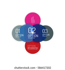 Infographics geometric business template, vector abstract background for workflow layout, diagram, number options or web design