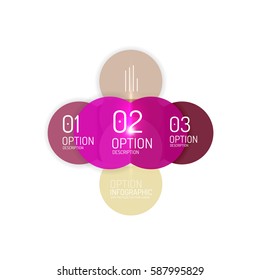 Plantilla de negocio geométrica de infografía, fondo abstracto vectorial para diseño de flujo de trabajo, diagrama, opciones de número o diseño web