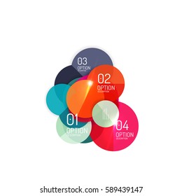 Infographics geometric business template, vector abstract background for workflow layout, diagram, number options or web design