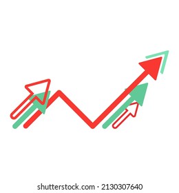 Infographics icon. Financial news vector illustration design isolated