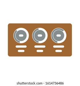 infographics icon. flat illustration of infographics vector icon. infographics sign symbol