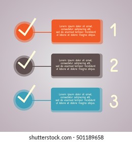 Infographics with icons for business presentations and design