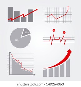 infographics icons over gray background vector illustration 