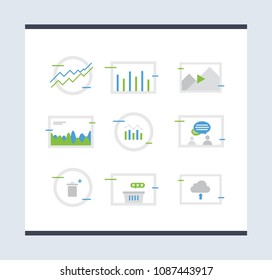 Infographics Icons. Vector illustration