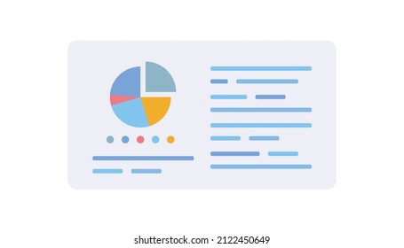 infographics illustration of numbers, vector illustration brown