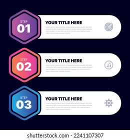 Infographics List of Numbers 19 Vectorart