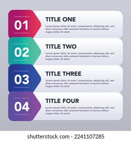 Infografik Liste der Nummern 7 Vectorart