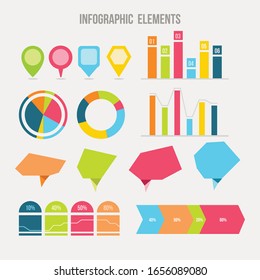 Infographics master collection, design elements.