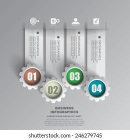 infographics mechanism workflow optimization paper style