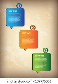 infographics menu over dirty background vector illustration