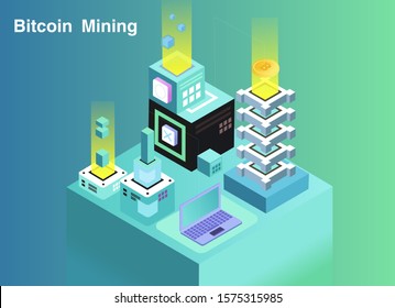 
infographics mining crypto currency isometry