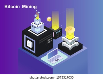 
infographics mining crypto currency isometry