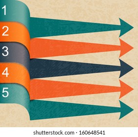 Infographics, modern design, arrow pointer, EPS10 - vector graphics.