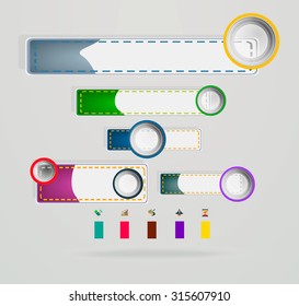 Infographics modern design process template. Vector . Can be used for workflow layout, diagram, number options, web design, timeline, workflow, layout.