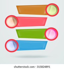 Infographics modern design process template. Vector . Can be used for workflow layout, diagram, number options, web design, timeline, workflow, layout.