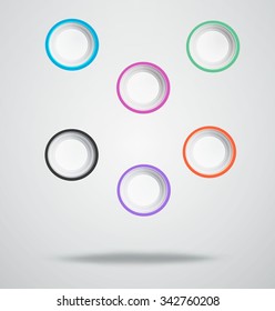 Infographics modern design process template. Vector . Can be used for workflow layout, diagram, number options, web design, timeline, workflow, layout.