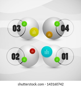 Infographics modern vector design template