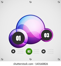 Infographics modern vector design template