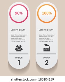  Infographics number options template