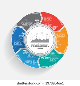Infographics number options template. Can be used for workflow layout, diagram, business step options