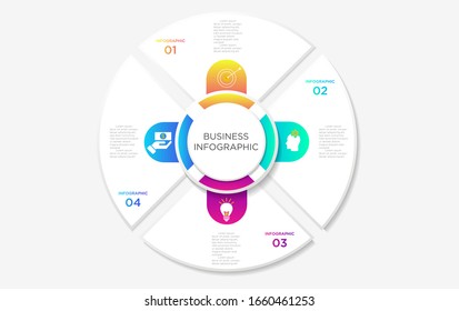 infographics number options template. Vector illustration. Can be used for workflow layout, diagram, business step options, banner, web design.