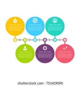 infographics number options. Vector illustration. used for workflow layout, diagram, business step options, web design. Business data visualization. Process chart. Vector Infographic Design Template