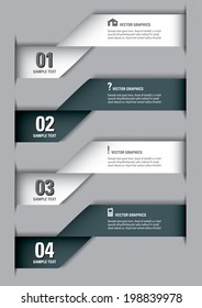 Infographics Numbered Banners