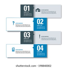 Infographics Numbered Banners