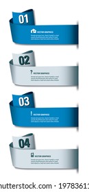 Infographics Numbered Banners. Vector Modern Illustration.