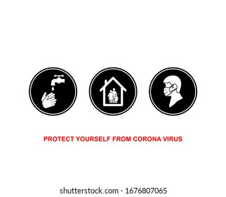 Infographics on how to protect yourself from coronavirus.