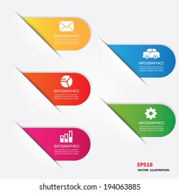 Infographics options banner