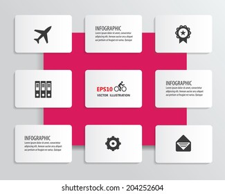 Infographics options banner