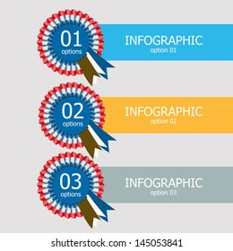 infographics options banner. Vector illustration. can be used for workflow layout, diagram, number options, web design