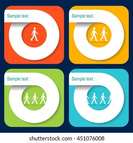 infographics options banner. Vector illustration. can be used for workflow layout, diagram, number options, web design